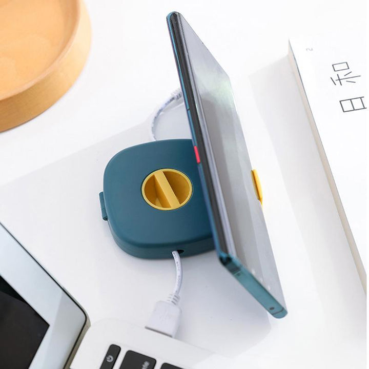 2 in 1 Cable Reel with Mobile Phone Stand | Stornfield