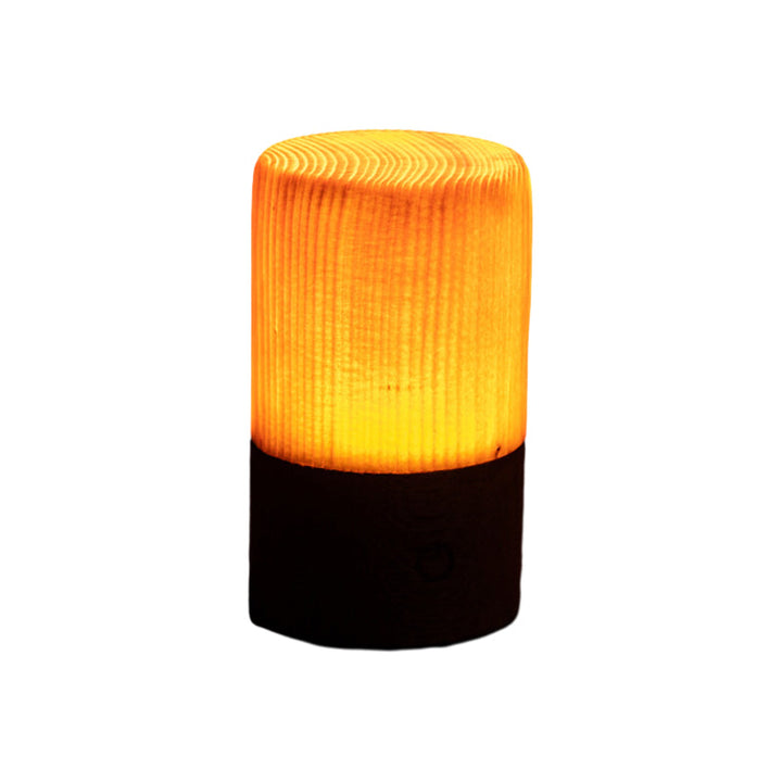 Cordless LED table lamp with rechargeable battery and touch control – Warm wood design for a cozy atmosphere | Stornfield