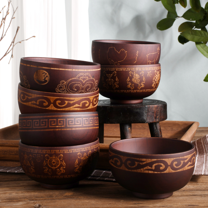 Ethnic wooden bowl Stornfield