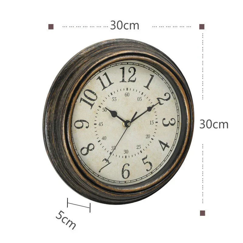 RusticCharm Vintage Stornfield Wall Clock