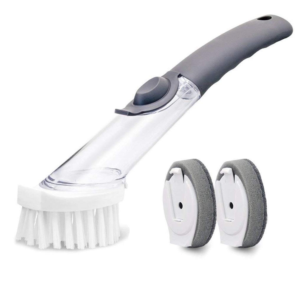 Dish Brush with Detergent Dispenser | Stornfield