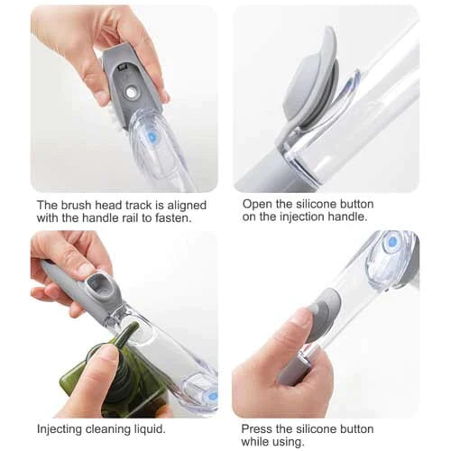 Brosse à vaisselle distributrice de savon Stornfield