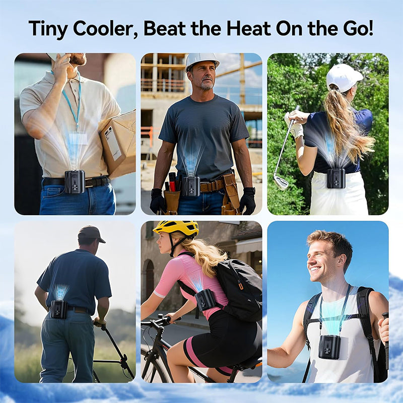 Portable Ice Cooling Waist Fan | Stornfield