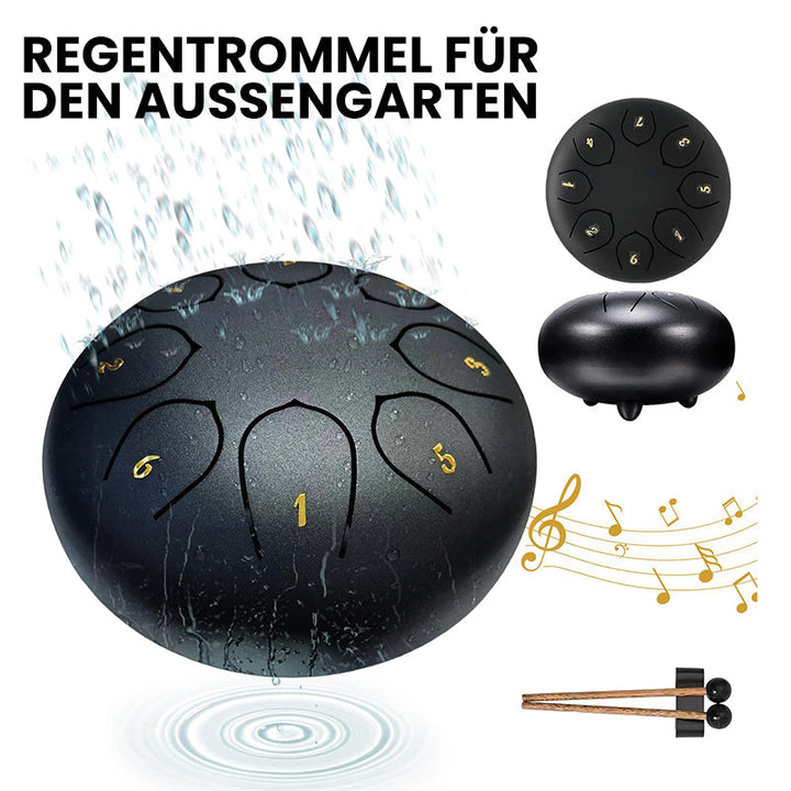 Rain drum as garden instrument | Stornfield