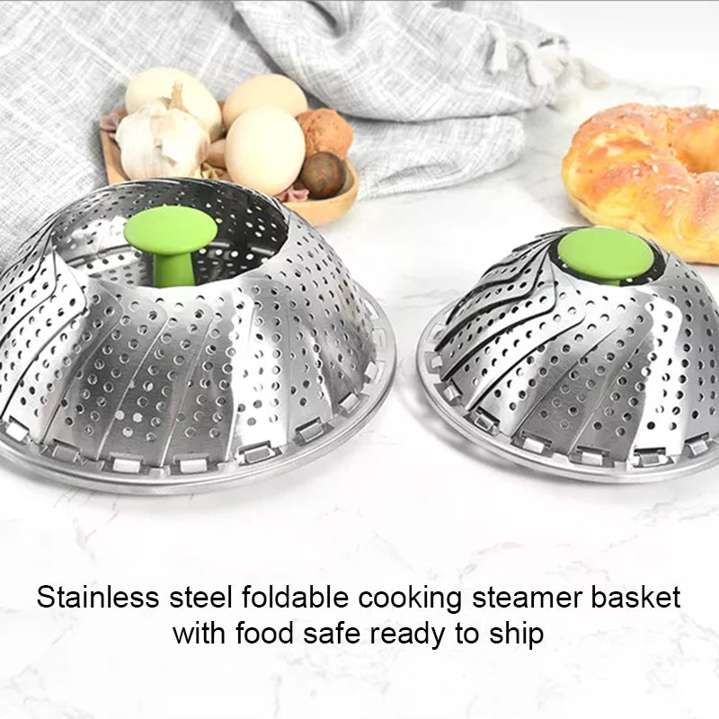 Flower-shaped Steel Folding Steamer | Stornfield
