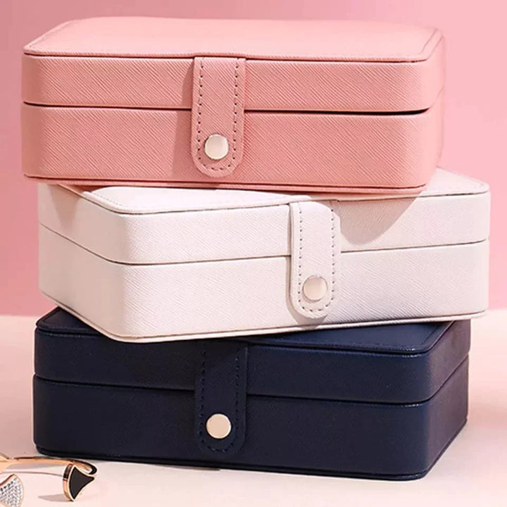 Leather Mini Double Layer Jewelry Box Stornfield