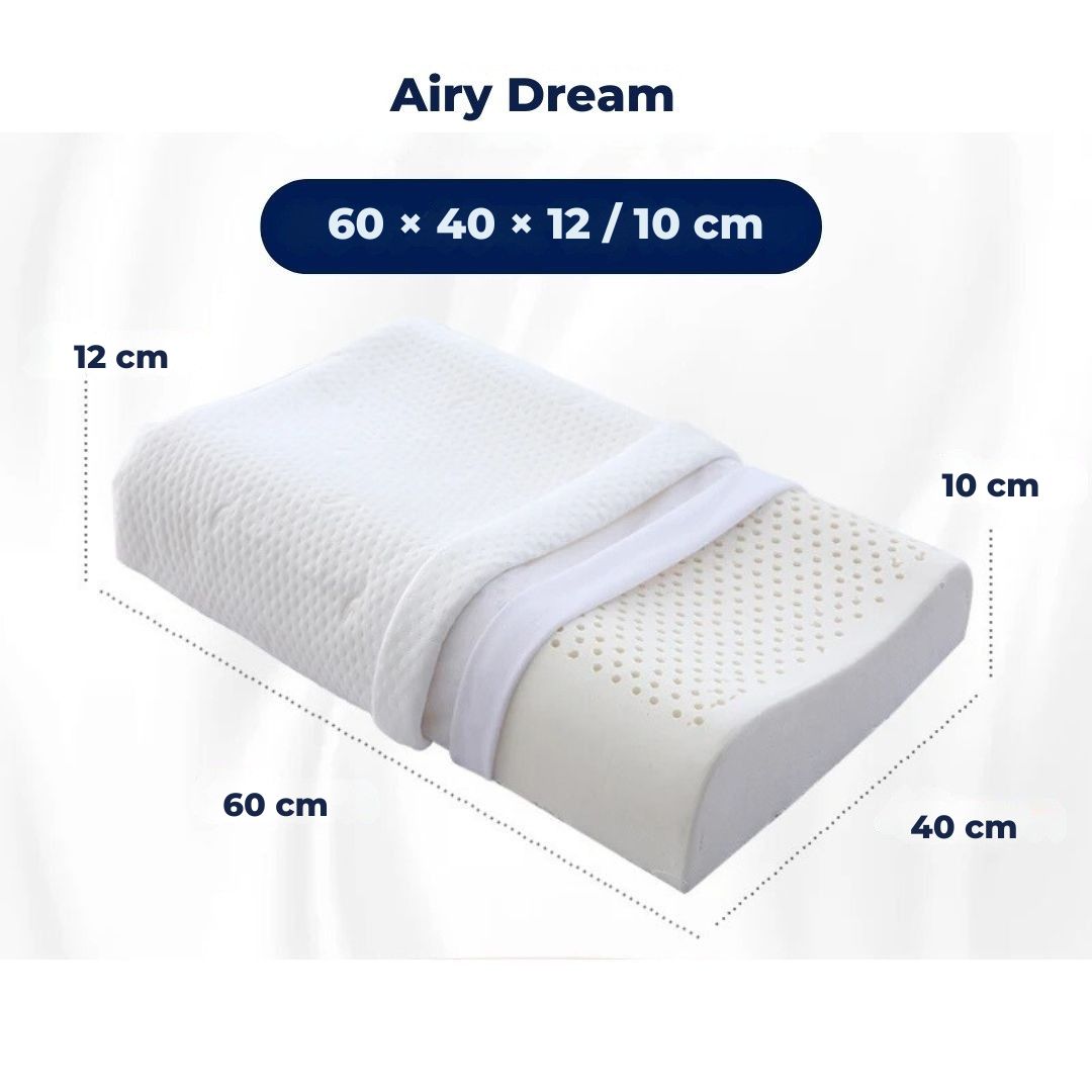 EcoNeck Comfort | 100% Natural Latex Orthopedic Pillow - for Neck Pain - Comfortable and Supportive Pillow - Better Sleep - Stornfield Wellness