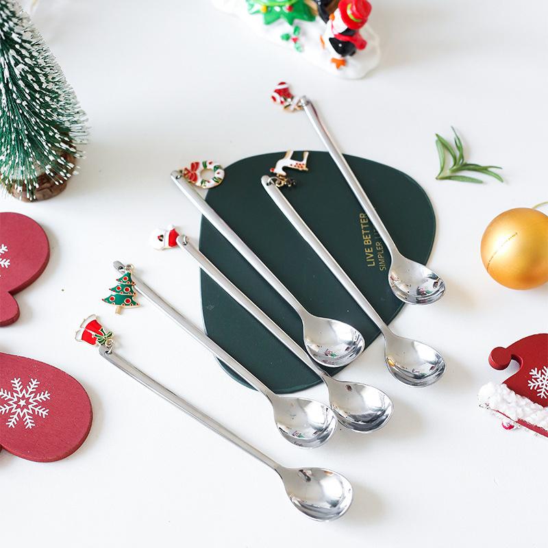 Christmas Decorations for Home - Christmas Metal Spoon Gift Set | Stornfield