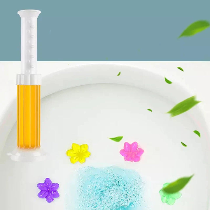 Toilet Freshener Cleaner Gel Flower Stamp Stornfield