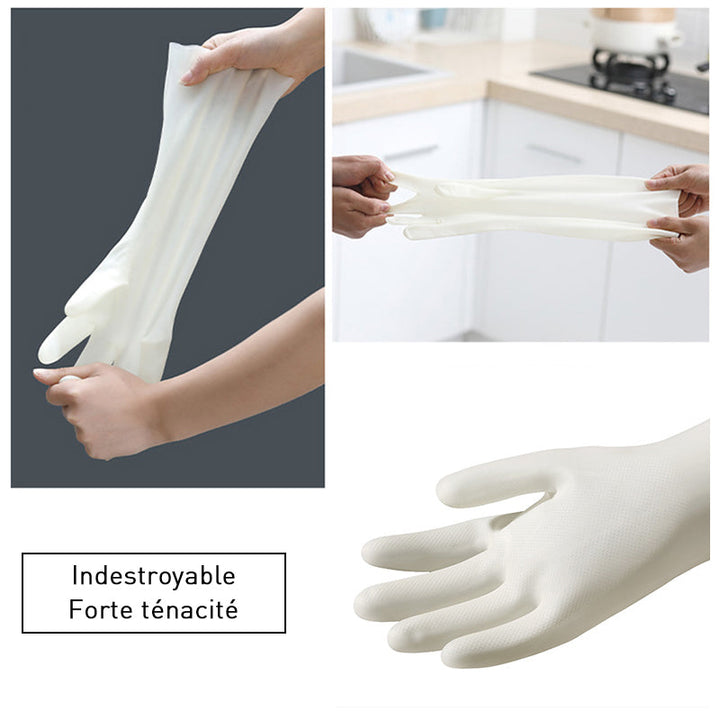 Durable velvet kitchen gloves (4 pairs) | Stornfield