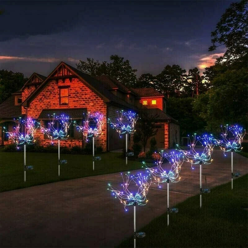 Waterproof Solar Garden Firework Lamp | Stornfield