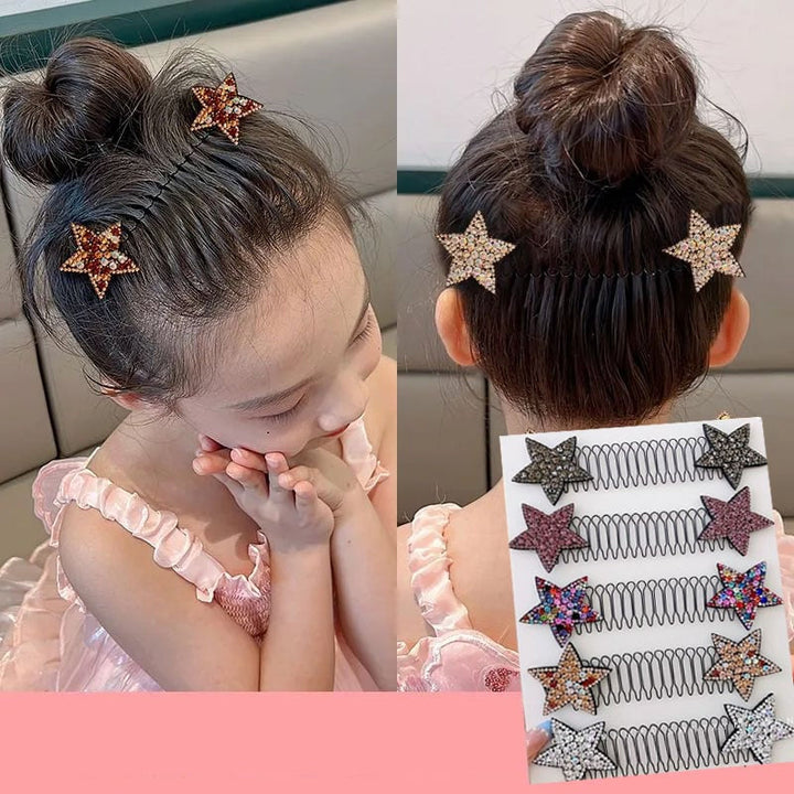 Rhinestone Star Hair Comb Set (5 pieces) | Stornfield