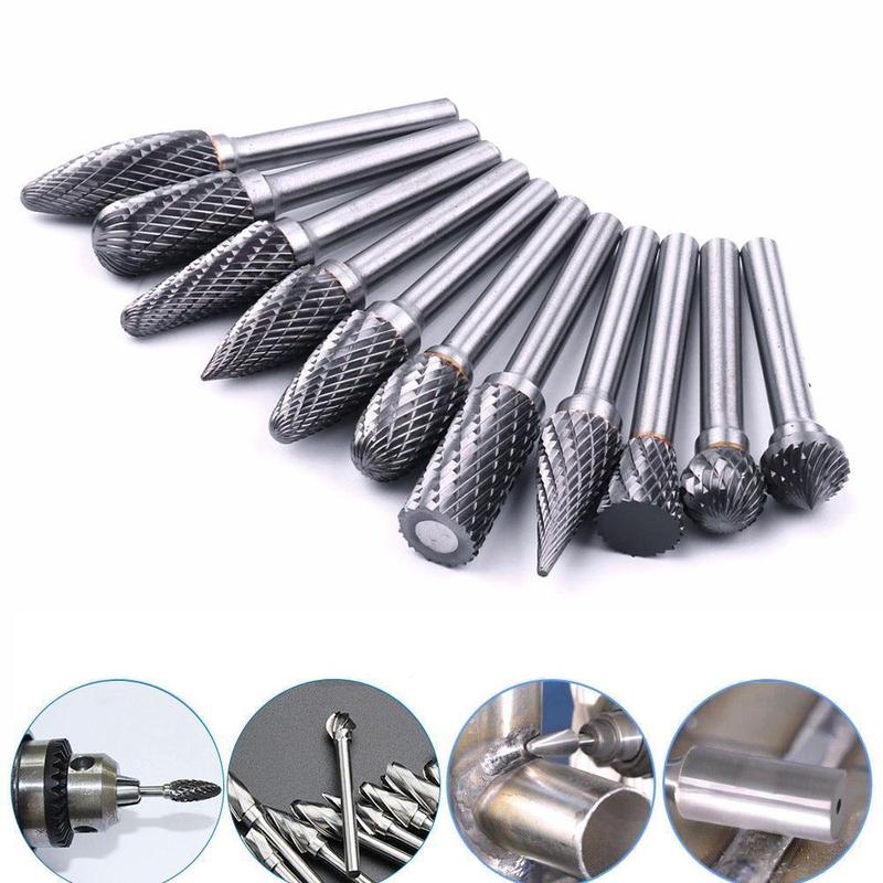 Tungsten Carbide Grinding Head (10 PCS) | Stornfield