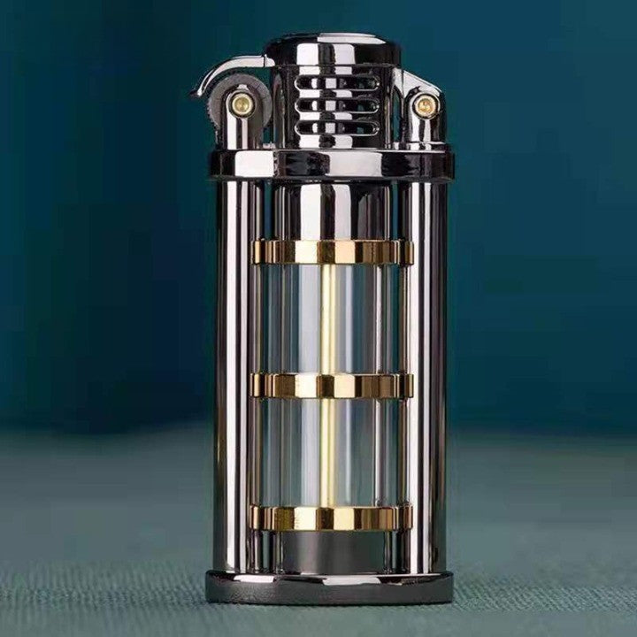 Transparent Windproof Metal Kerosene Flame Fusion Lighter | Stornfield