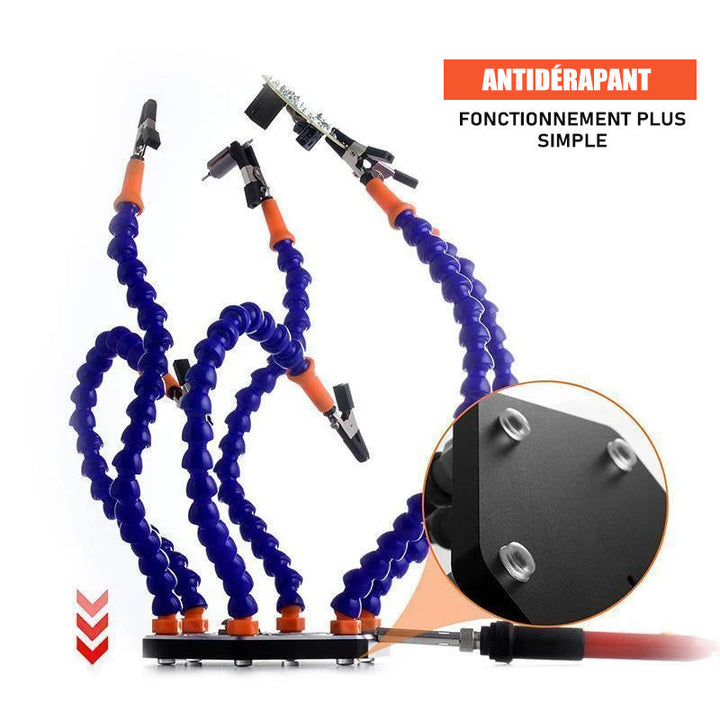 Aluminium Alloy Sweat Base with Flexible Arms | Stornfield