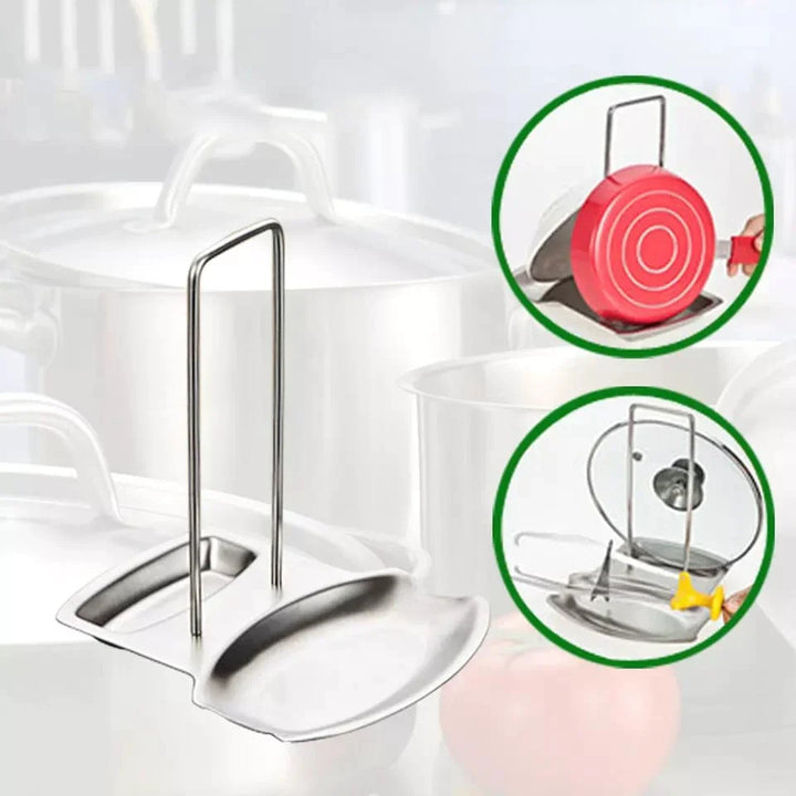 Lid and Spoon Stand Holder Stainless Steel Stornfield