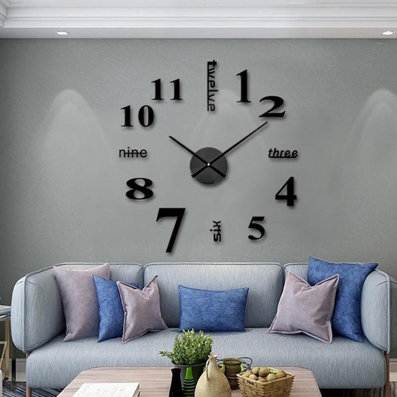 DIY Modern No-Punch Wall Clock | Stornfield