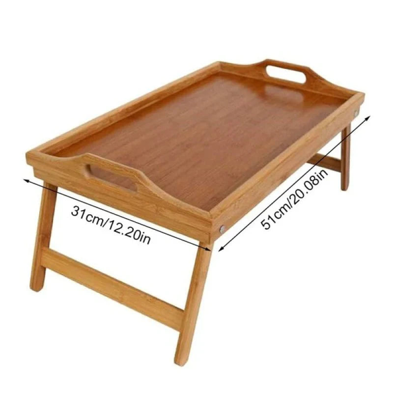 Bamboo Breakfast Bed Tray Table Stornfield