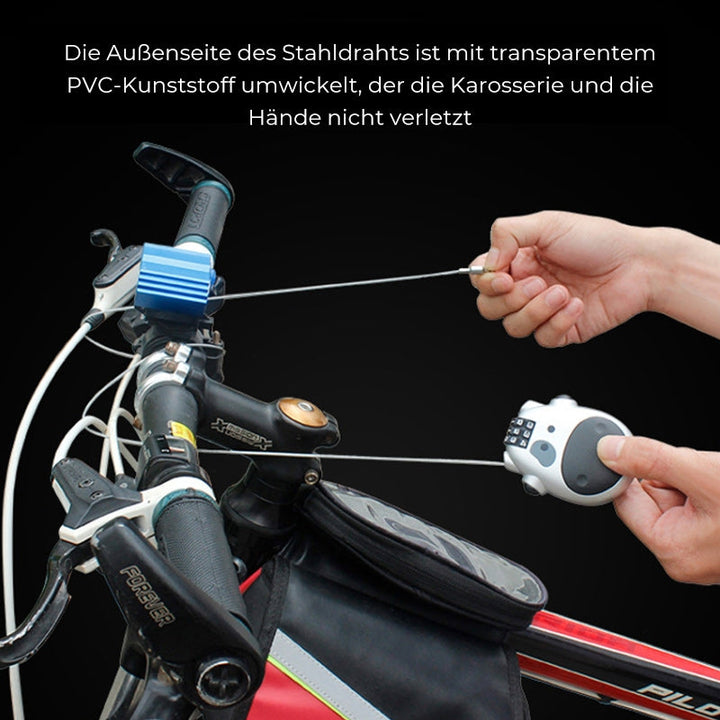 Portable theft-proof telescopic wire lock | Stornfield