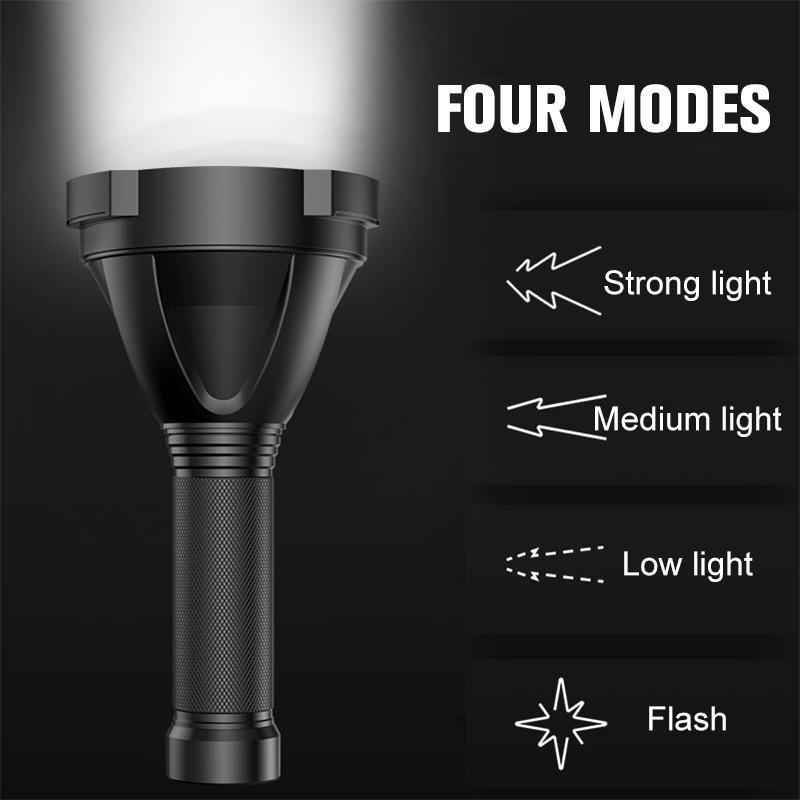 Stornfield | High Power LED Flashlight 30000-5000 Lumens, Waterproof