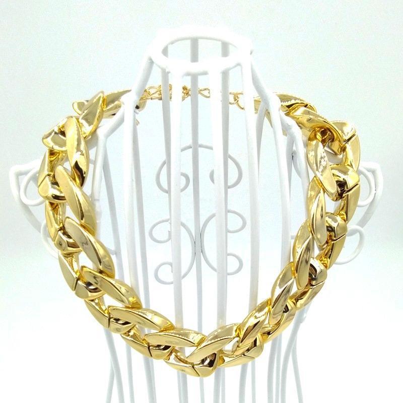 Stornfield | Pet Jewelry Thick Gold Chain Collar