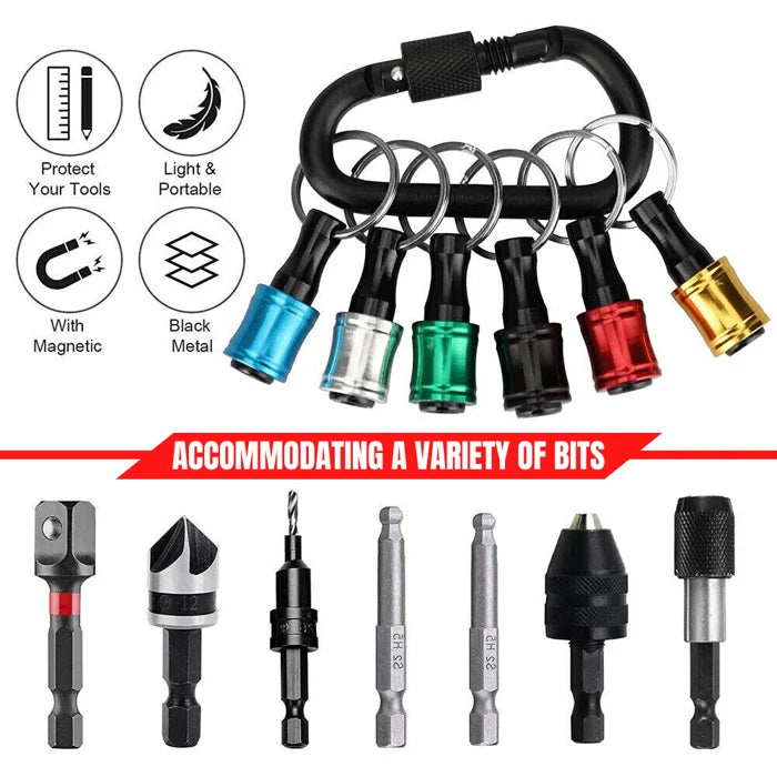 1/4" Hex screwdriver head holder hiking buckle | Stornfield