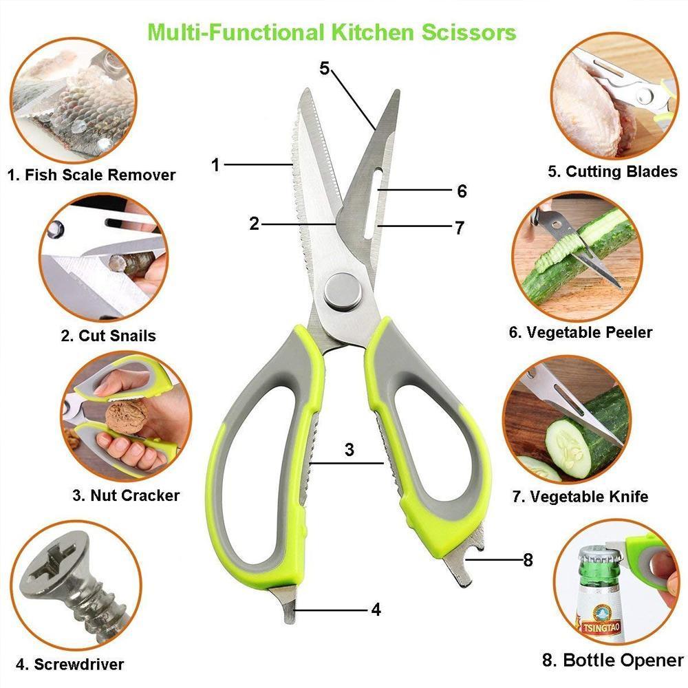 8-in-1 Multifunctional Kitchen Scissors | Stornfield