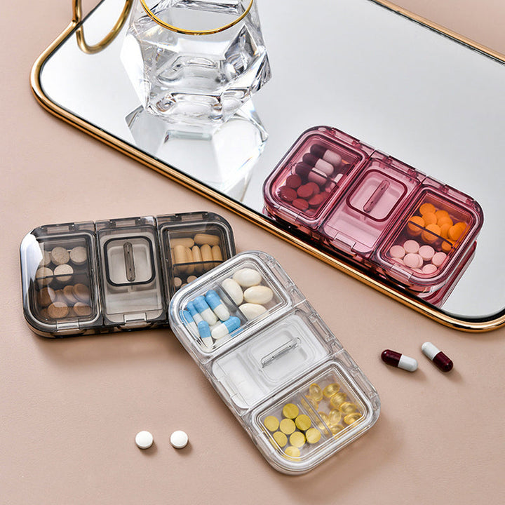 Rectangle Pill Case Organizer Container | Stornfield