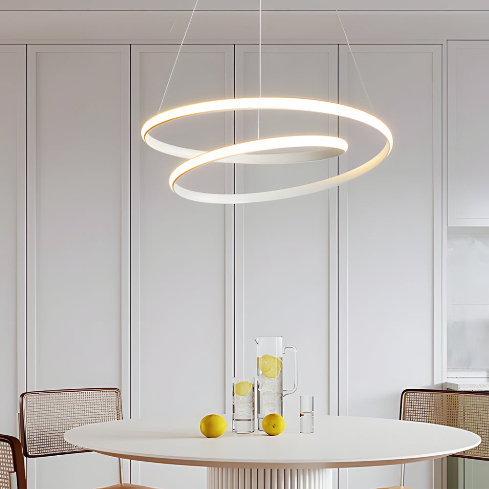 Modern LED chandelier with dimming function – pendant light for dining room and living room | Stornfield