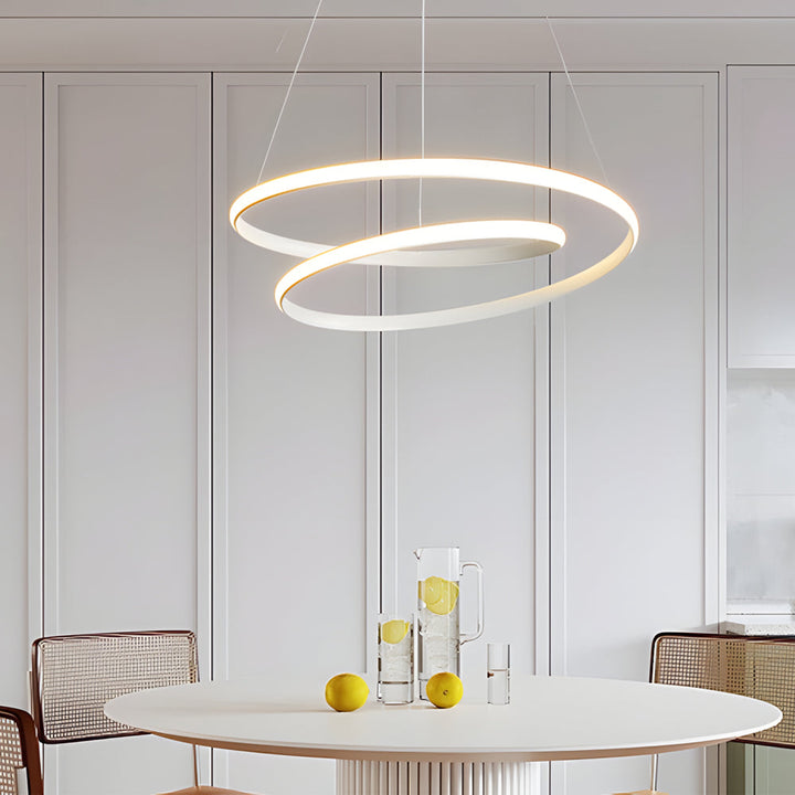 Modern LED chandelier with dimming function – pendant light for dining room and living room | Stornfield