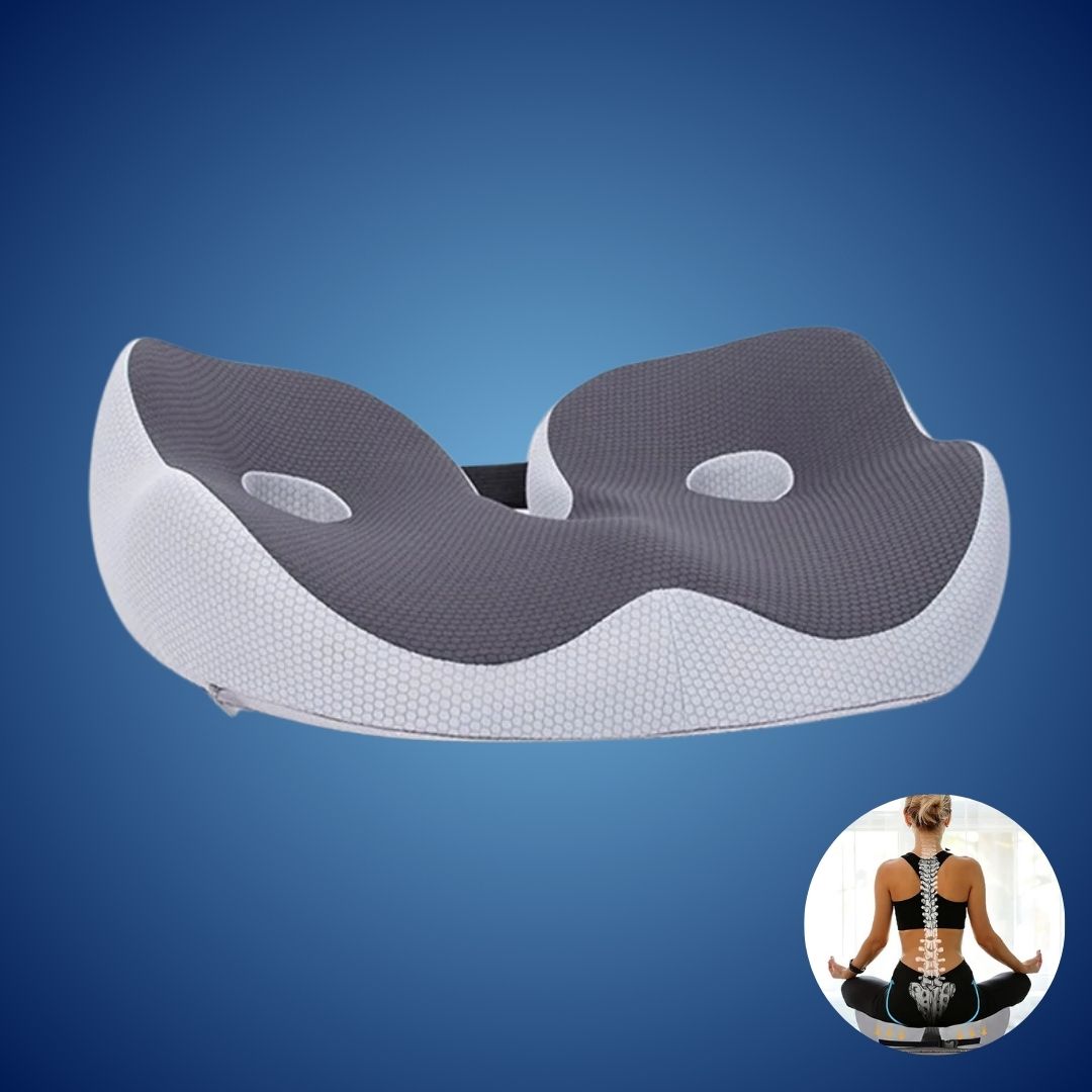 SitSmart Adjustable Memory Foam Seat Cushion for Tailbone Pressure Relief | Seat Cushion for Coccyx Pressure Pain - Posture Support in Stornfield Office Chairs