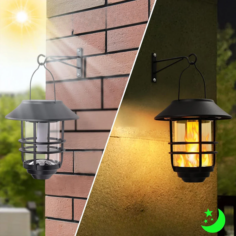 Flamma Glow - Enchanting Solar Wall Lamp Set | Stornfield
