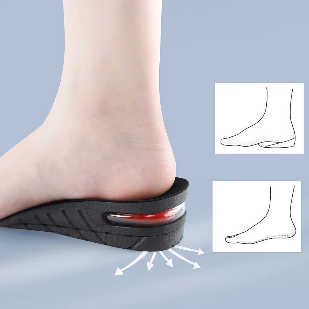 Heelsure | Heel Lift Inserts – Adjustable Height – Breathable Gel Cushioning – Discreet Comfort for Work, Sports, or Everyday Wear Stornfield