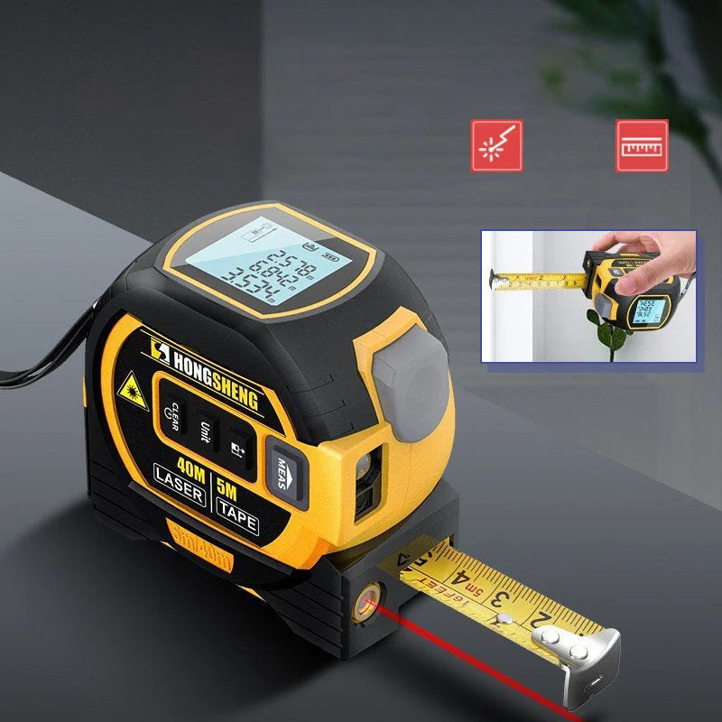 Stornfield | 3-in-1 Infrared Laser Tape Measure