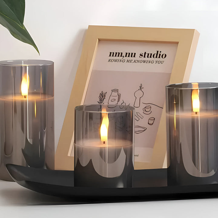 3D Flicker Flameless Candle Set | Stornfield