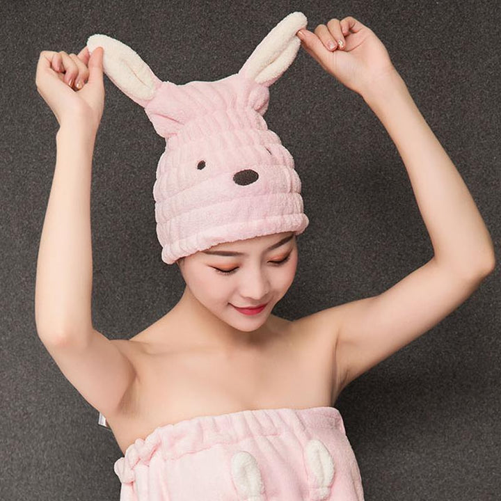 Super absorbent rabbit ear dry hair cap | Stornfield