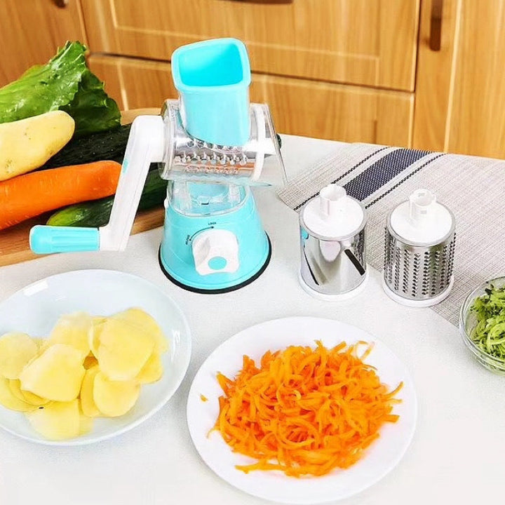3-in-1 rotary cheese grater vegetable slicer | Stornfield