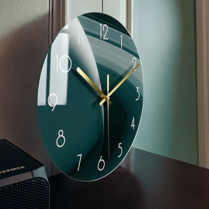 Artistic glass wall clock for stylish interiors | Stornfield