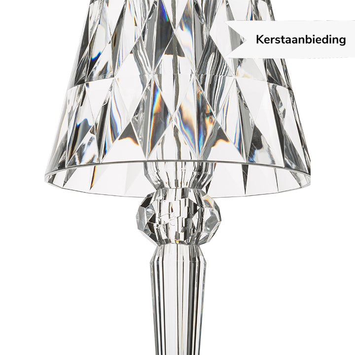 Stornfield | LuxeCrystal Lumière de Table Premium LED | Sans Fil | Éclairage Cristal Dimmer | Lumière d'Ambiance & Décoration