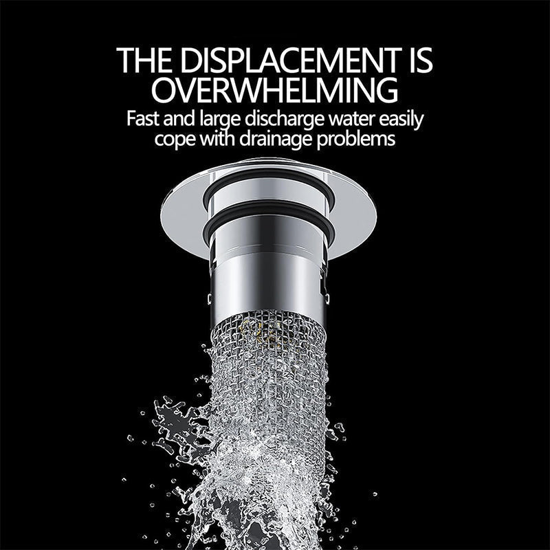 Stainless Steel Sink Drain Strainer Hair Catcher, Bounce Floor Drain Filter | Stornfield