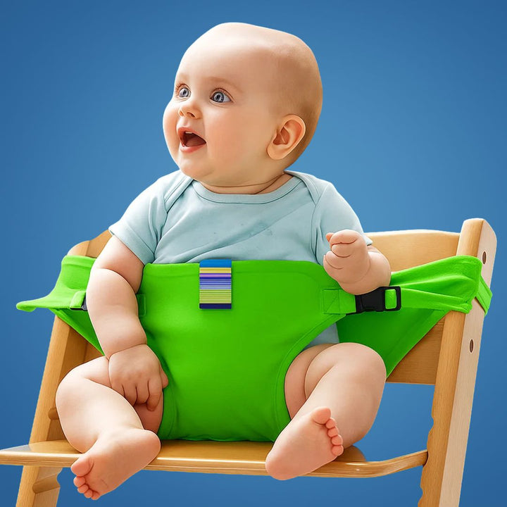 SeatGuard | Baby Chair Harness - Secure and Adjustable Fit - Breathable Cotton Fabric - Portable Feeding Safety Solution for Traveling Parents Stornfield