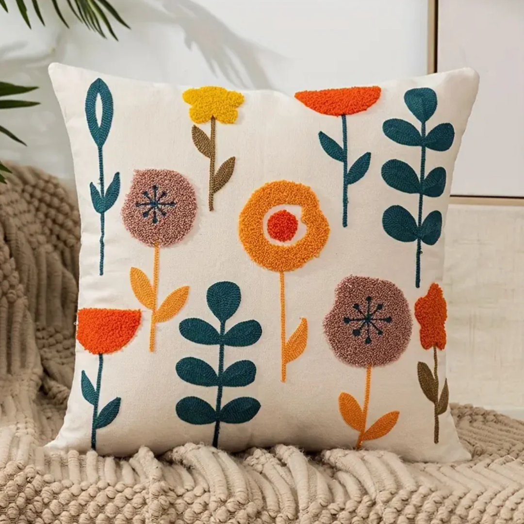 Decorative Cushion FloraSoft – Decorative Flower Cushion with Removable Cover | Stornfield