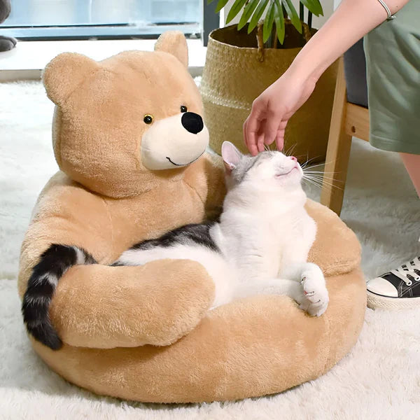 Winter Plush Pet Bed for Dogs and Cats Stornfield