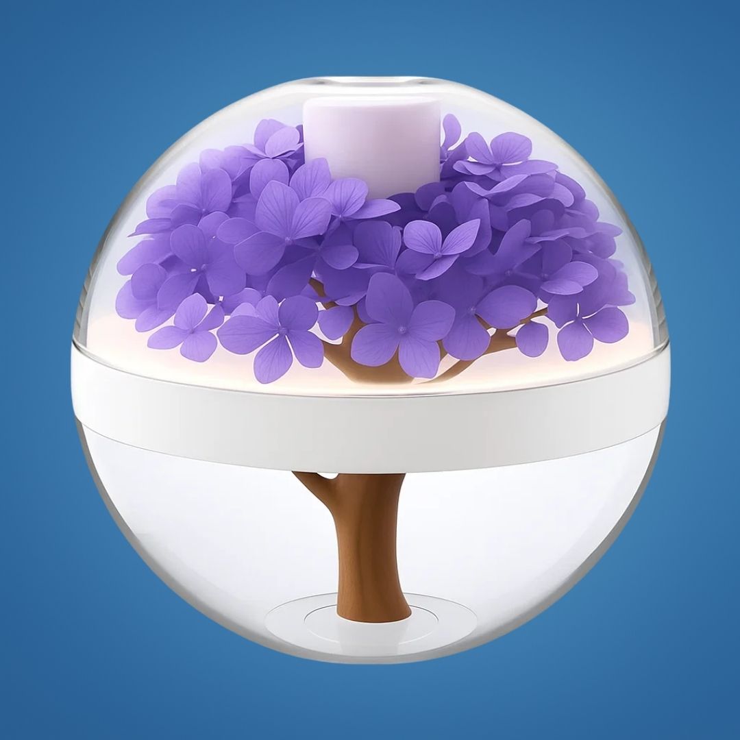 SereniGlow | Essential Oil Diffuser Humidifier – Ultrasonic Cool Mist – USB Rechargeable – LED Night Light for Bedroom & Nursery Stornfield