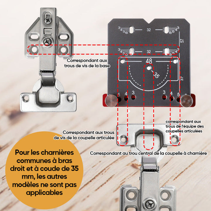35 mm Hinge Punch Locator | Stornfield