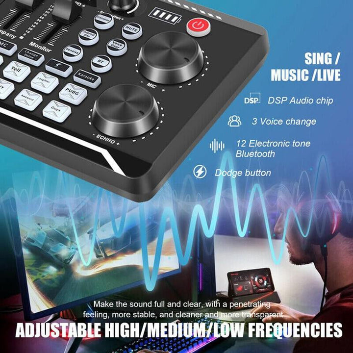 Live sound card with DJ mixer effects & voice changer | Stornfield