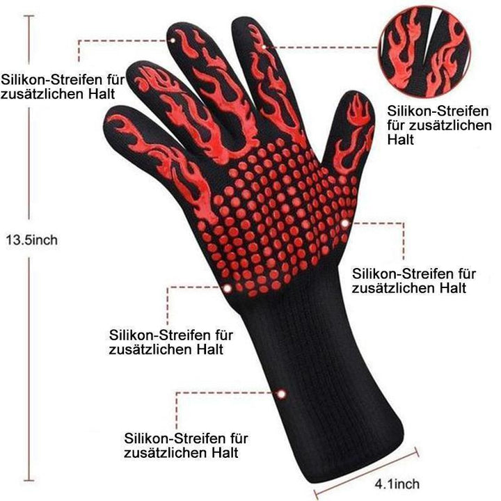 Bequee professional grill gloves heat-resistant gloves - 1 pair | Stornfield
