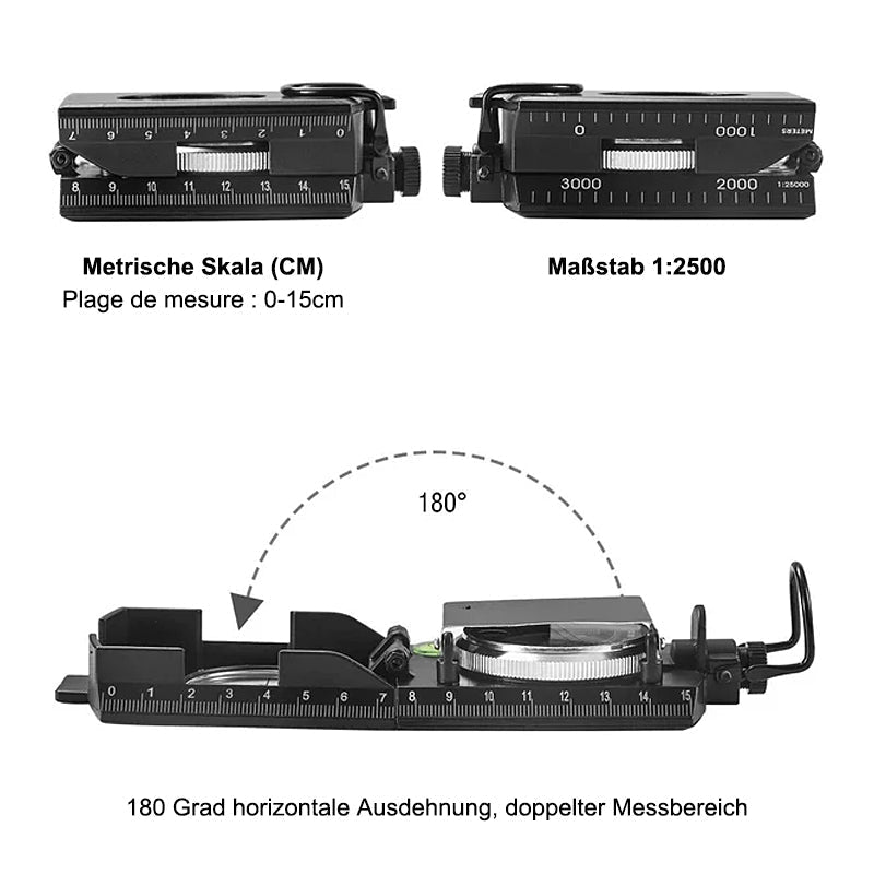 Multifunctional compass with flip-flop function | Stornfield