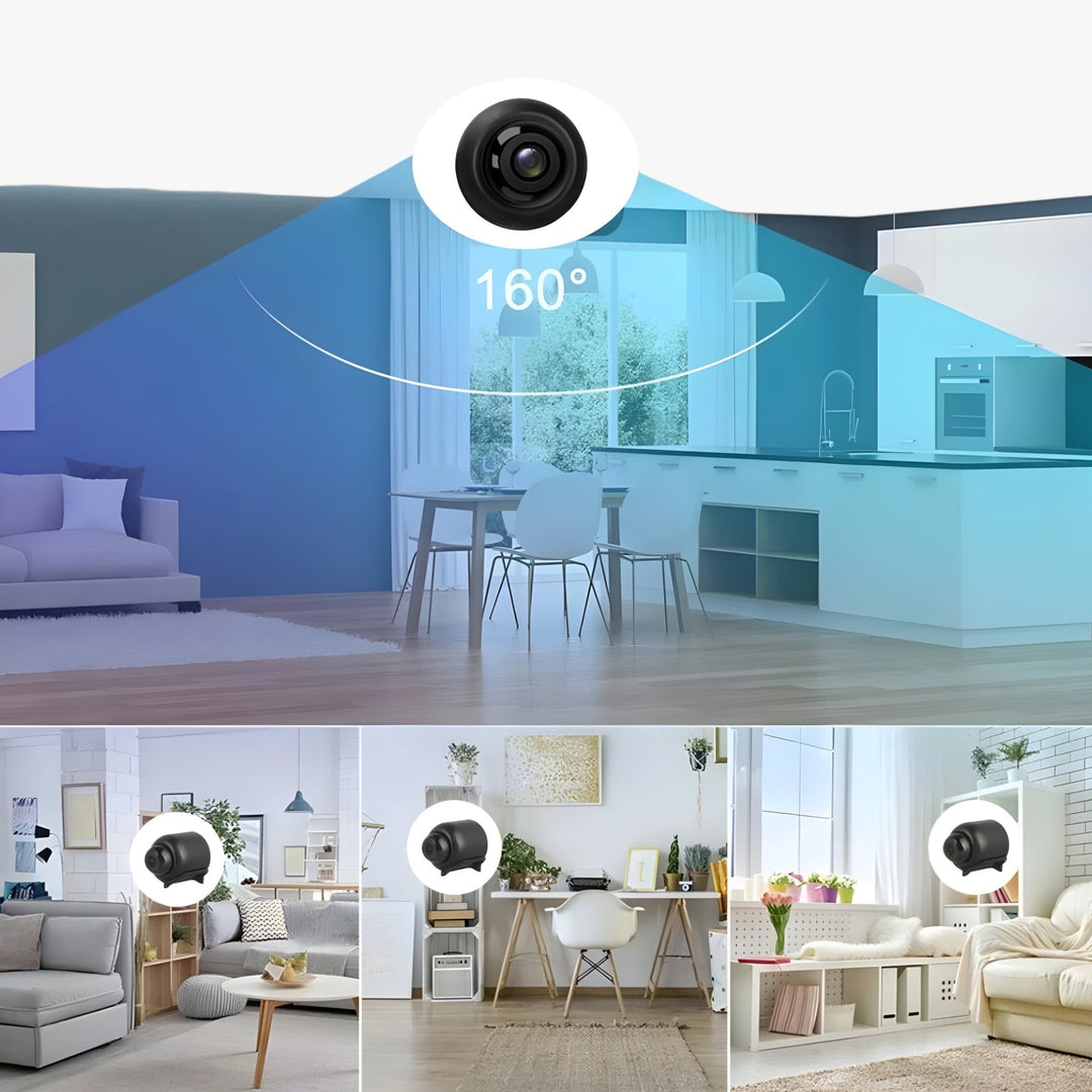 Uniko HD Mini Security Camera – Wireless 1080P Surveillance with Night Vision & Motion Detection | Stornfield