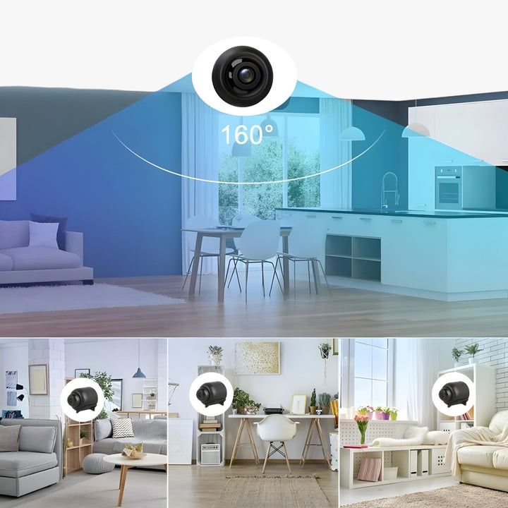 Uniko HD Mini Security Camera – Wireless 1080P Surveillance with Night Vision & Motion Detection | Stornfield